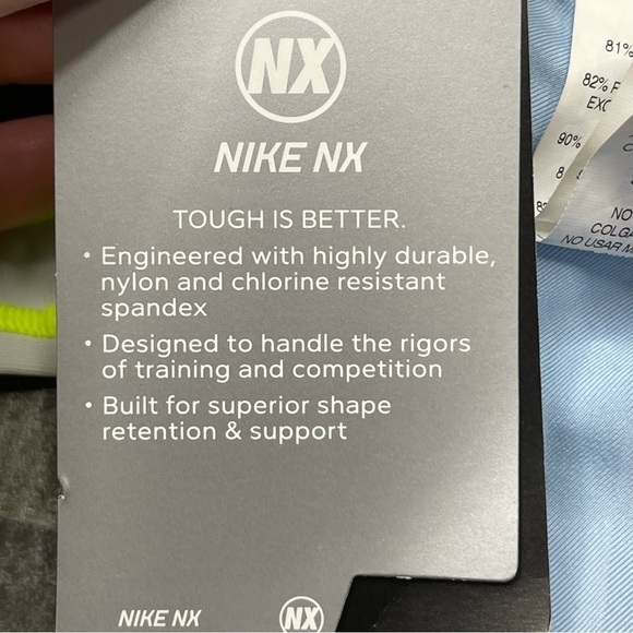 NWT Nike One Piece Colorblock Swimsuit size 10 - Picture 8 of 11